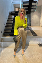 Chartreuse Milan Blogger Shirt