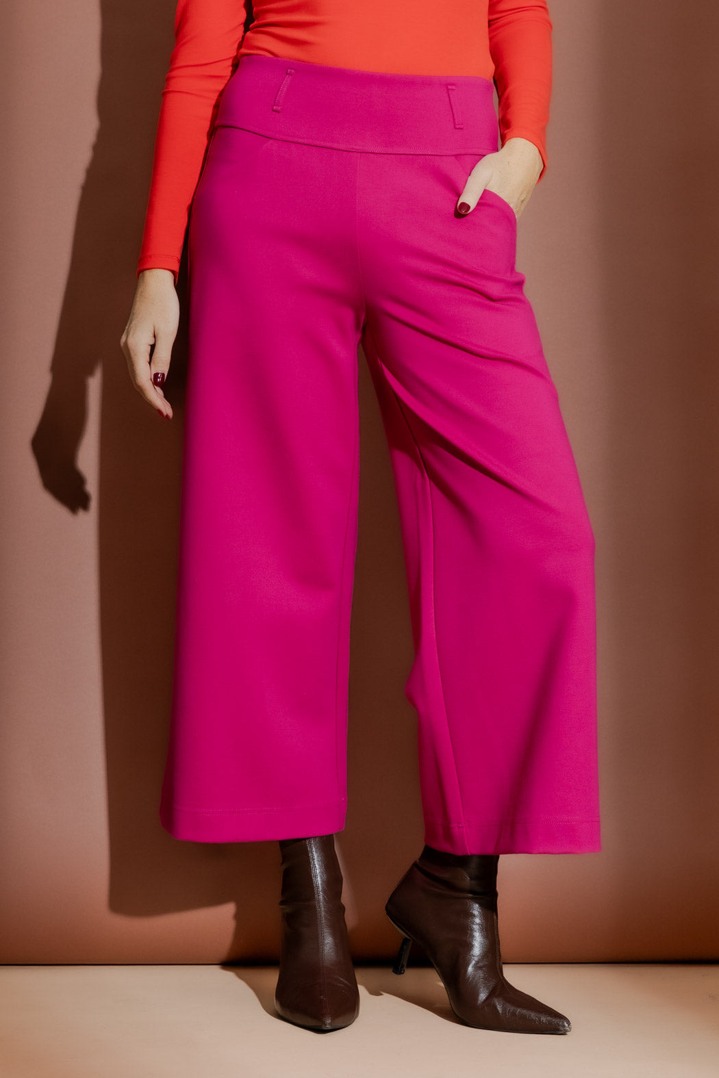 Raspberry Ponte Jet Culotte