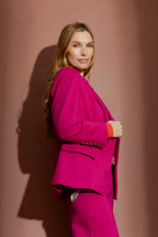 Raspberry Ponte Sisca Blazer