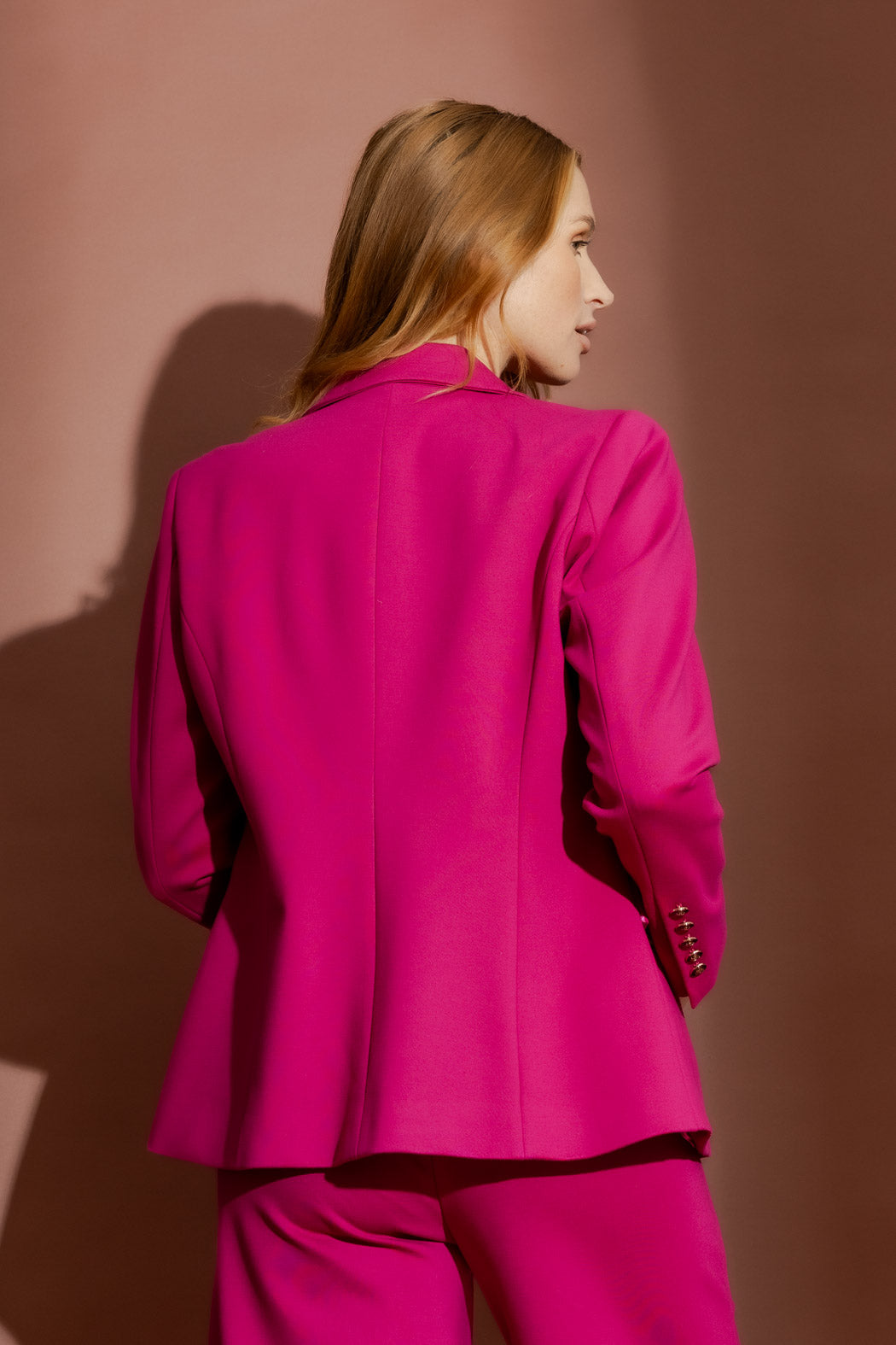 Raspberry Ponte Sisca Blazer