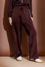Chocolate Side Stripe Sport Pant