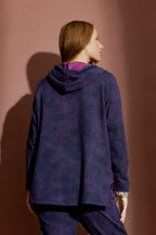 Purple Distressed Hoody