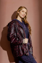 Burgundy Animal Raincoat Burgundy S