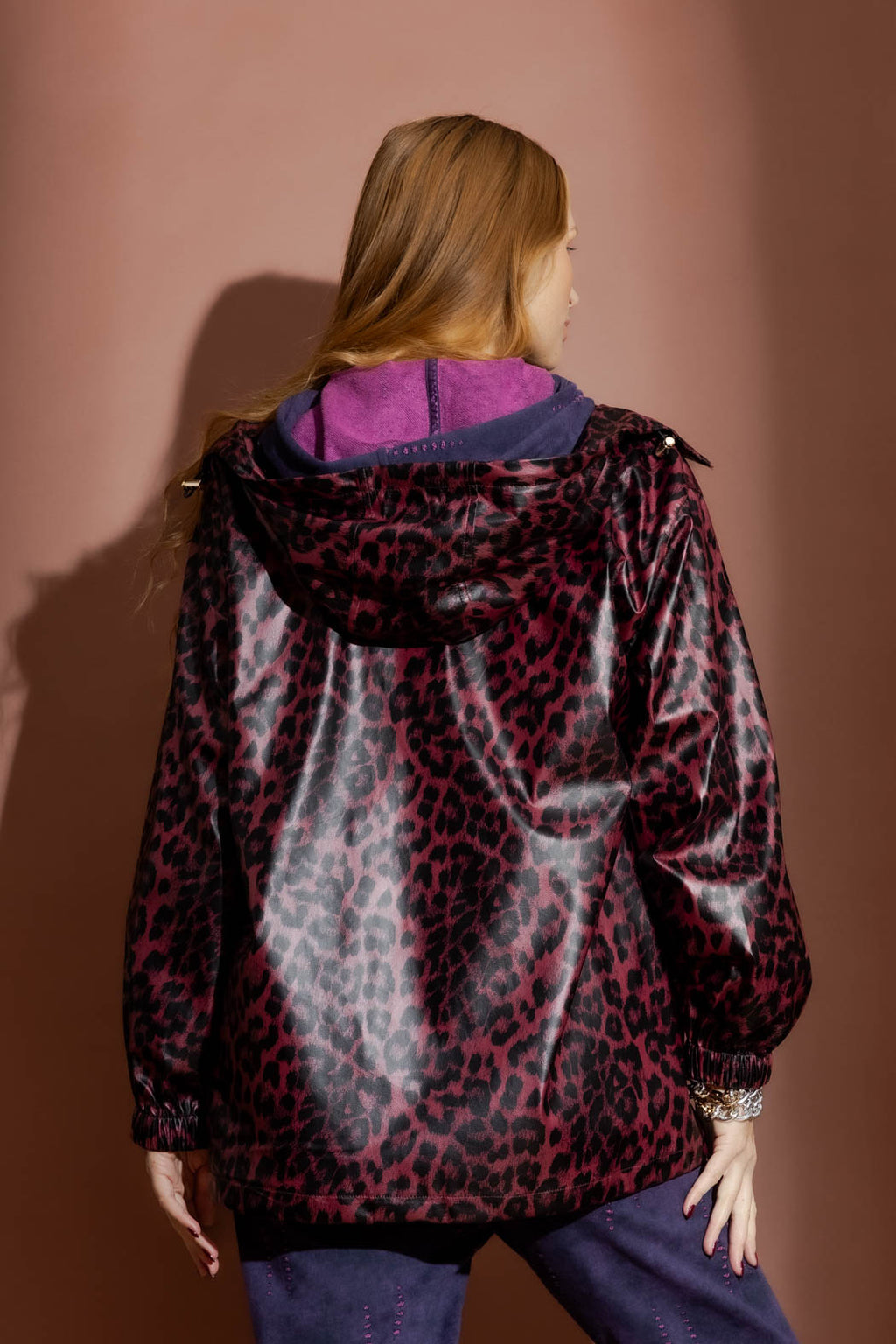 Burgundy Animal Raincoat Burgundy S