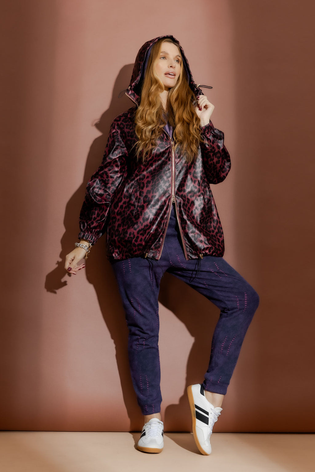 Burgundy Animal Raincoat Burgundy S