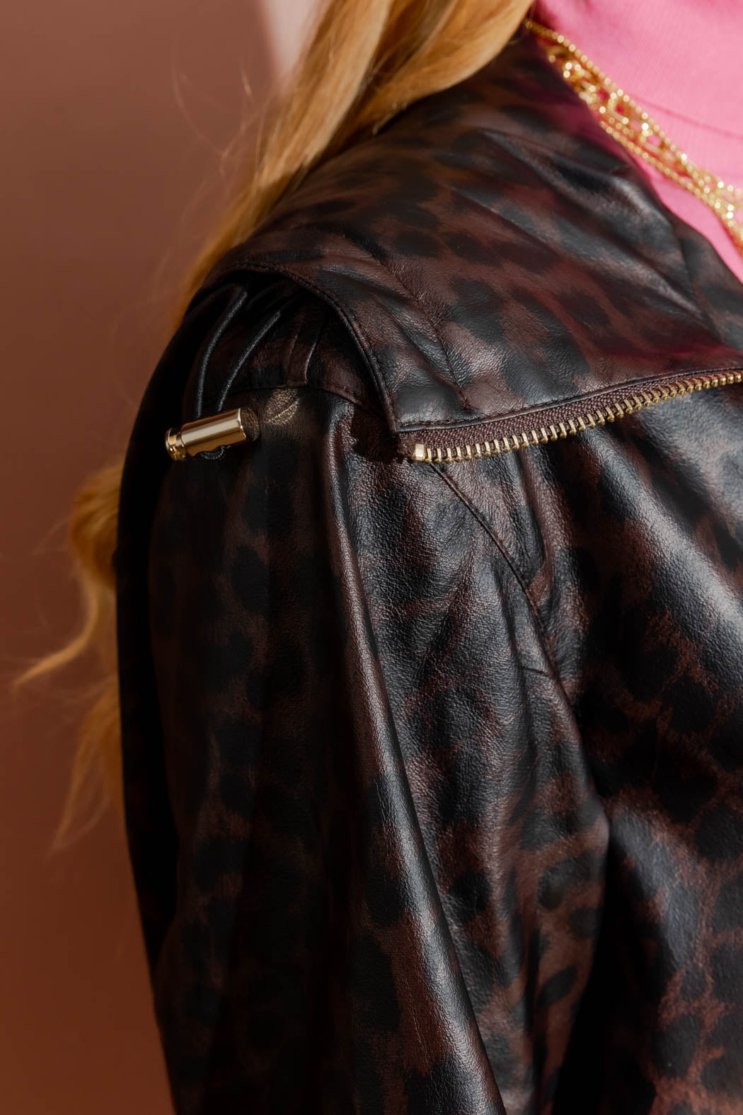 Brown Animal Raincoat Brown S