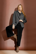 Charcoal Ponte Sisca Blazer