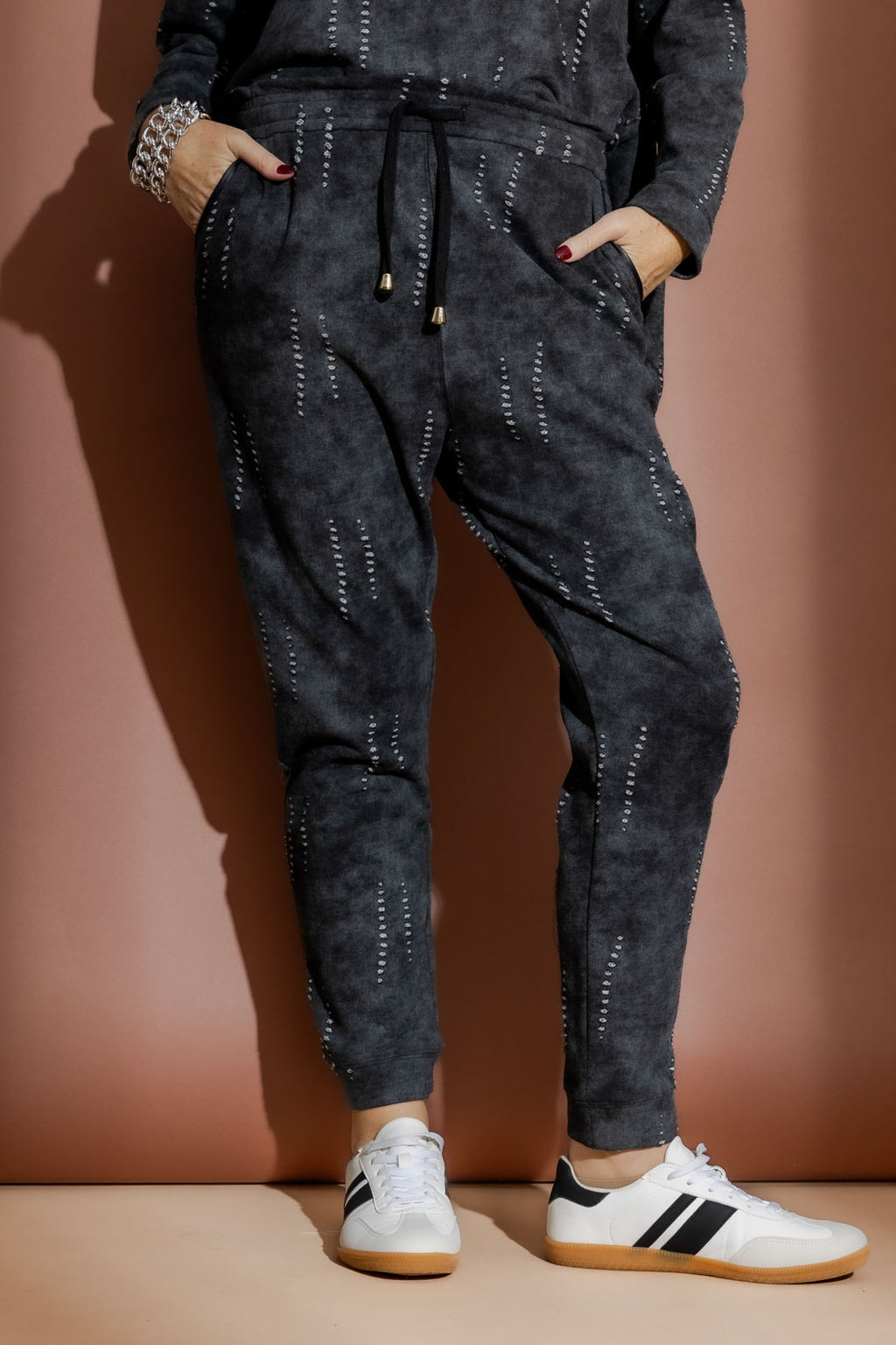 Grey Distressed Lounge Pant