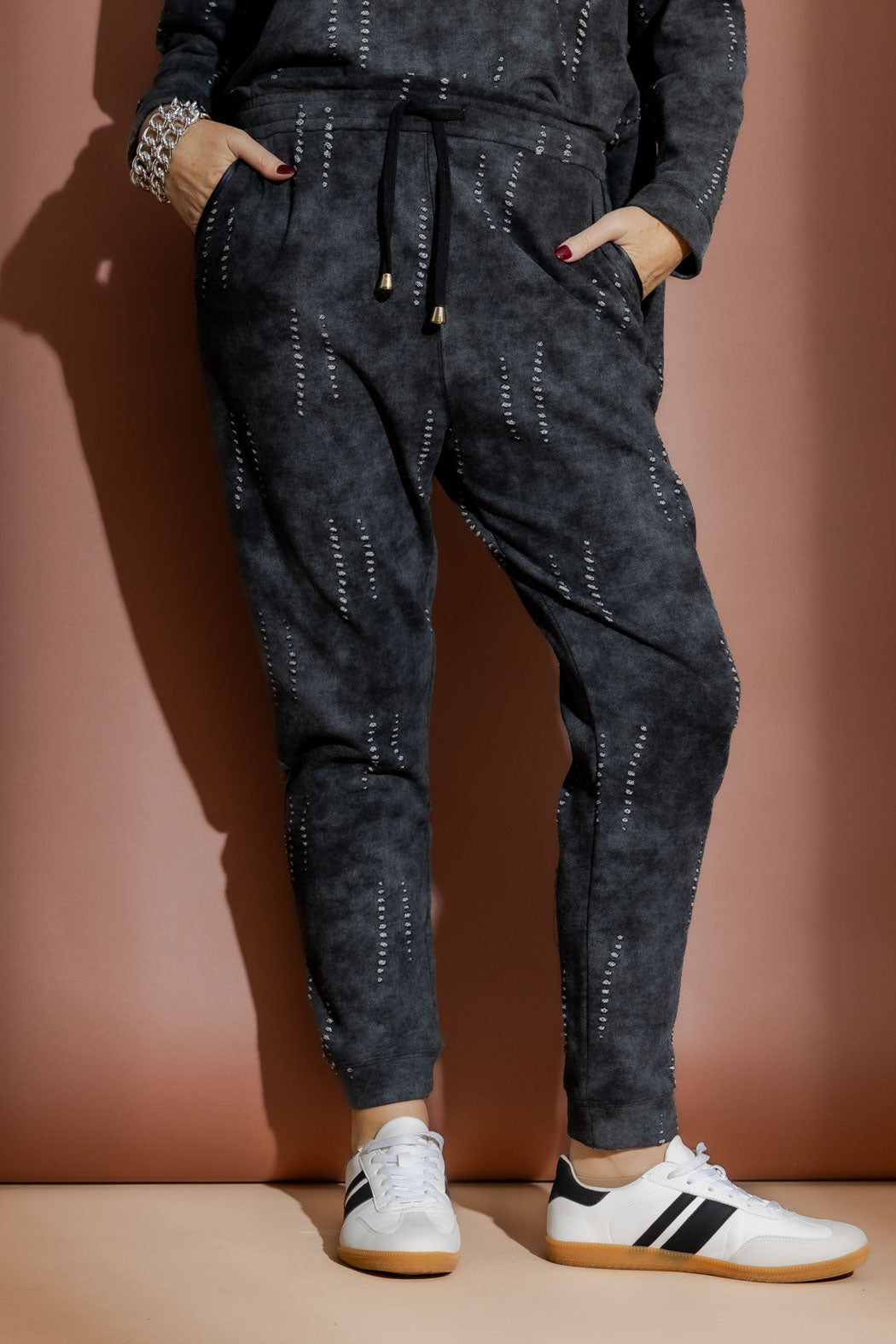 Grey Distressed Lounge Pant