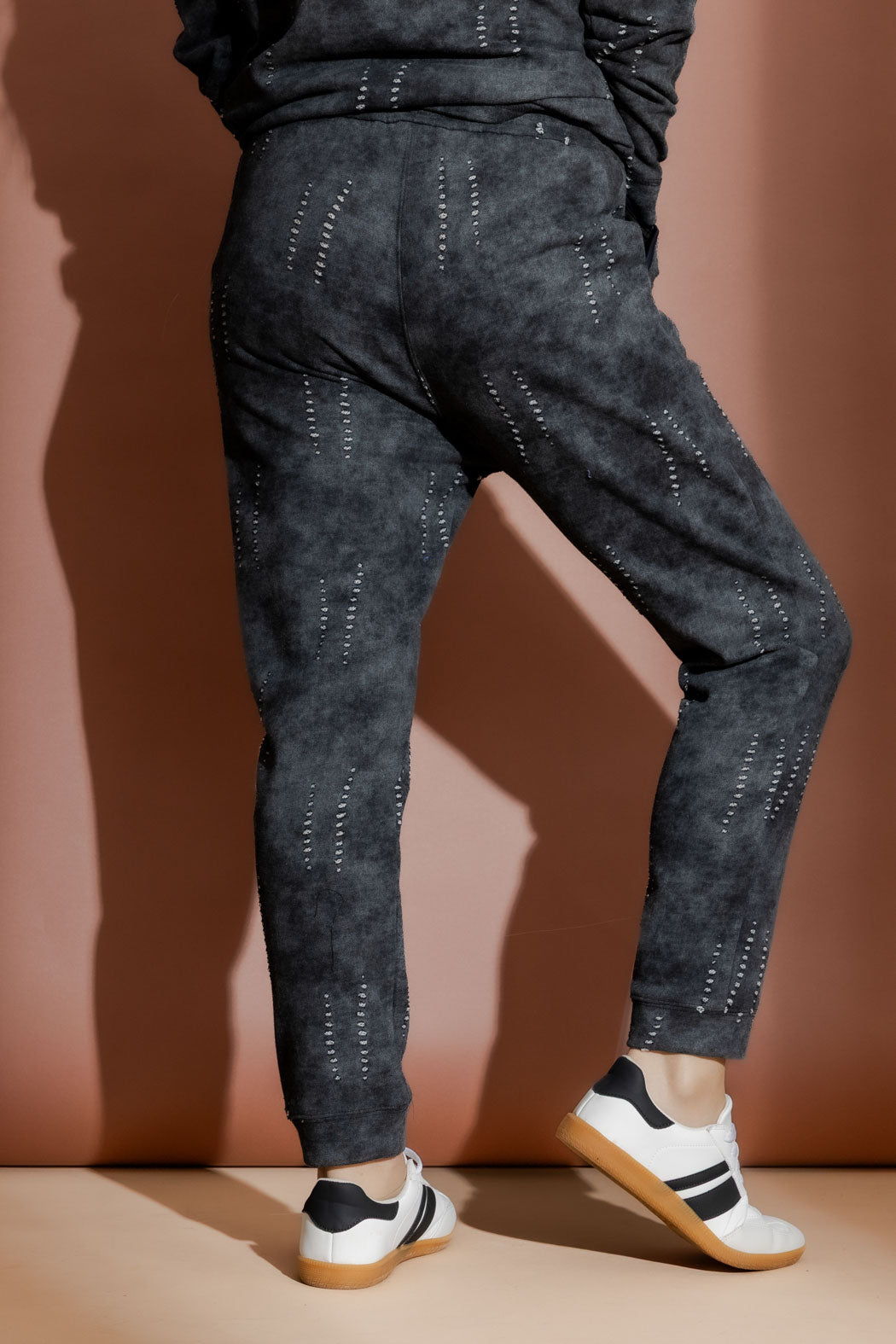 Grey Distressed Lounge Pant