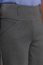 Charcoal Ponte Jet Culotte