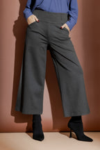 Charcoal Ponte Jet Culotte