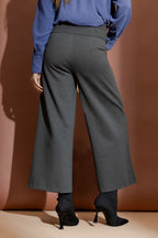 Charcoal Ponte Jet Culotte