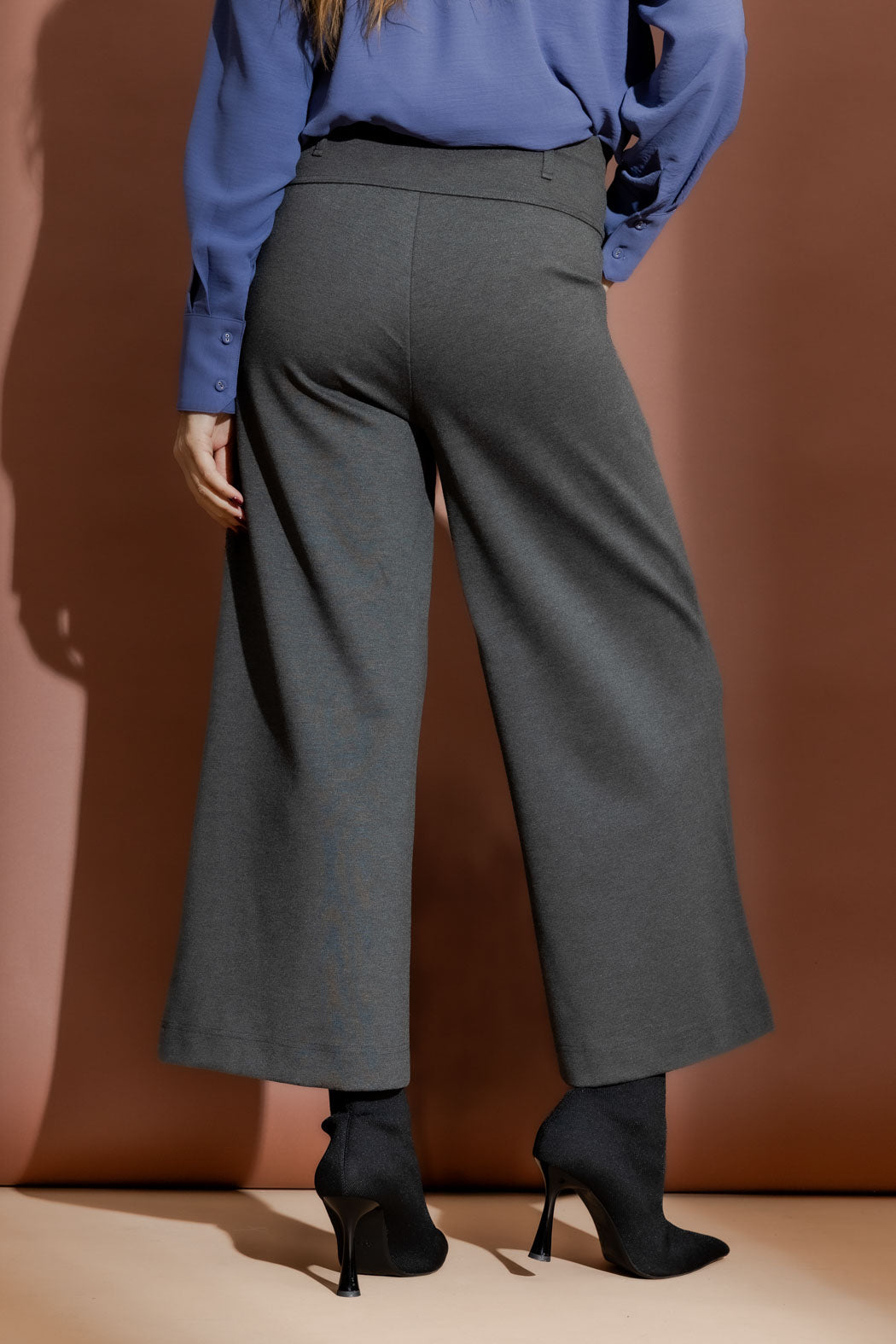Charcoal Ponte Jet Culotte