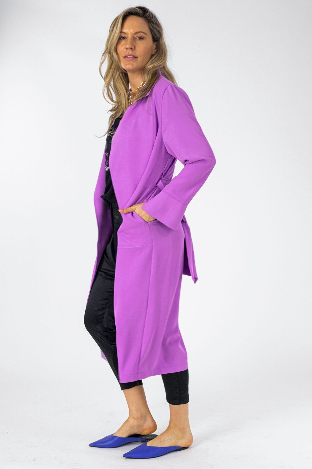 Lilac Euro Trench Coat - SALE