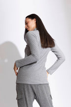 Skivvy In Grey Sparkle