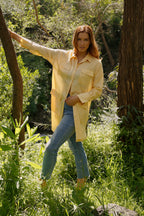 Yellow Lurex Summer Shacket - SALE