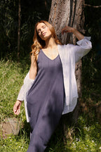 Slate Shan Rib Reversible Wonderdress - SALE