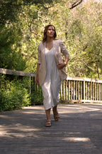 White Shan Rib Reversible Wonderdress - SALE