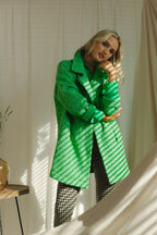 Green Zippy Coat - SALE