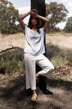 Pale Blue Seta Easy Tee - SALE
