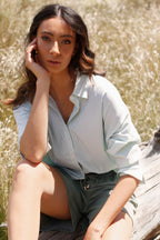 Green Stripe Blake Shirt - SALE