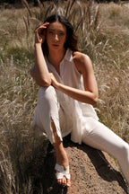 White Seta Paris Cami - SALE