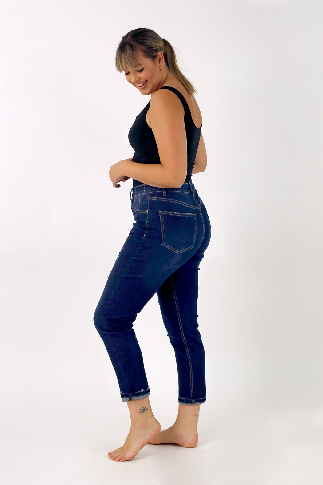 Dark Denim Asha Straight Jean - FINAL SALE