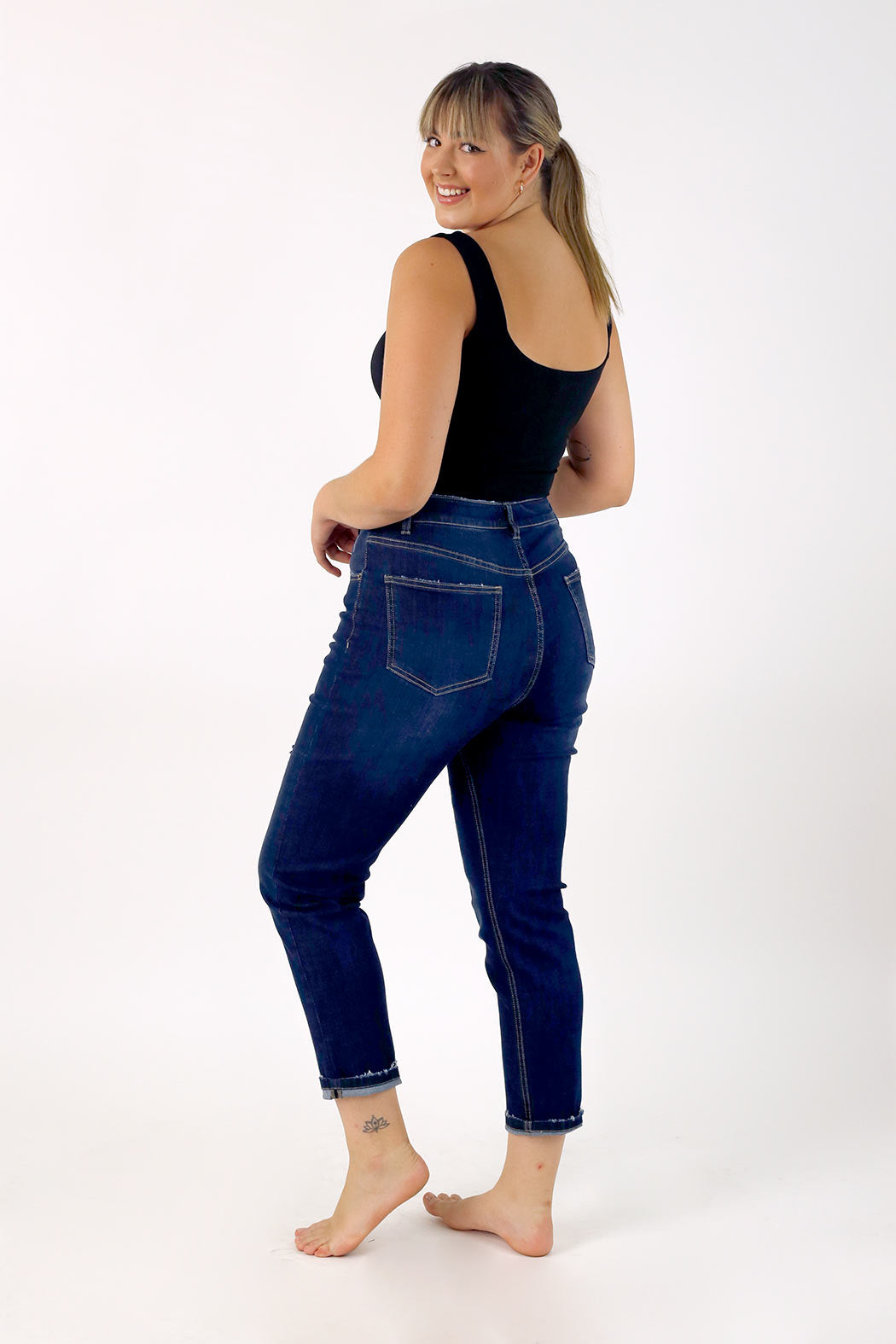 Dark Denim Asha Straight Jean - FINAL SALE