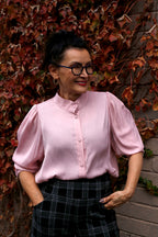 Pink Seta Statement Blouse - FINAL SALE