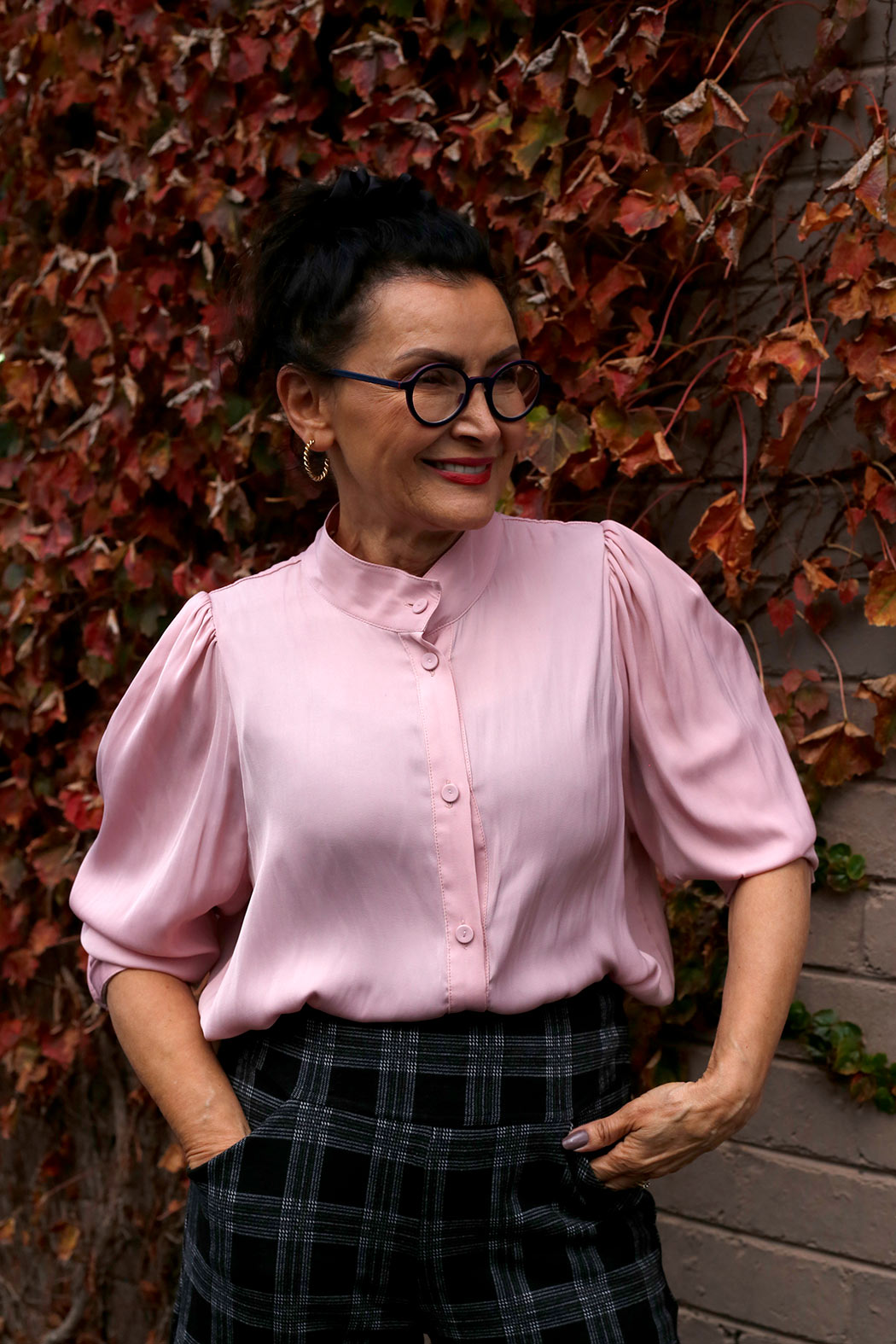 Pink Seta Statement Blouse - FINAL SALE