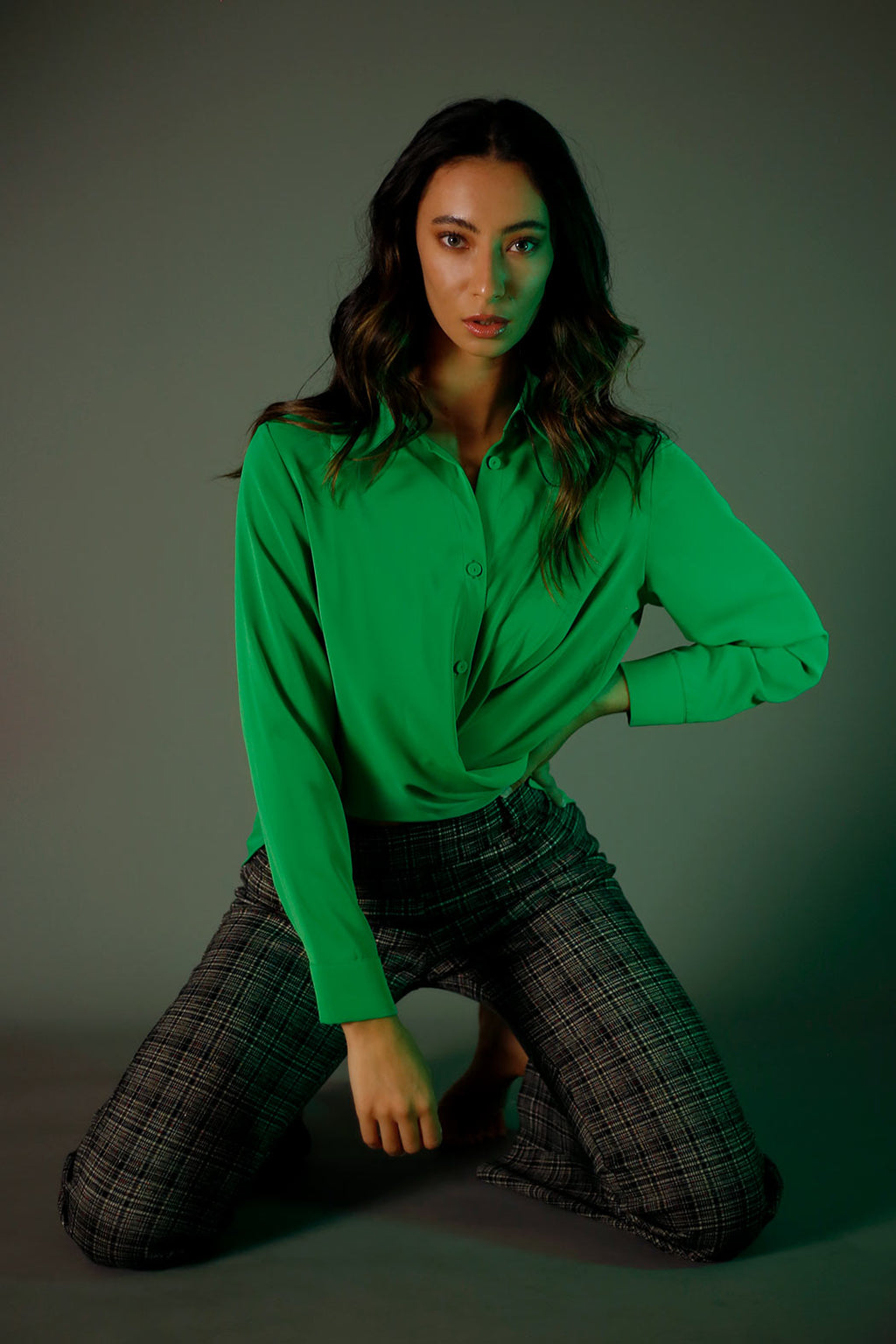 Green Soft Touch Zhoush Shirt - SALE