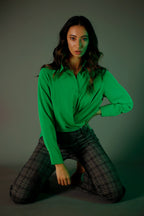 Green Soft Touch Zhoush Shirt - SALE