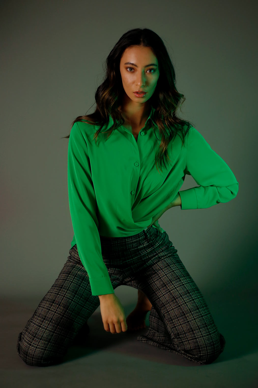 Green Soft Touch Zhoush Shirt - SALE