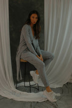 Grey Luxury Sleek Cardi - FINAL SALE