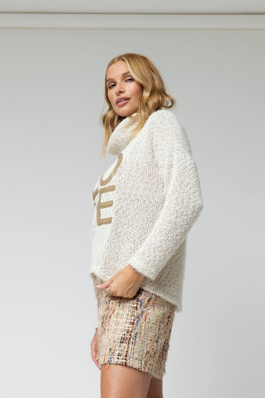 Ivory Fluffy Love Jumper - Sale