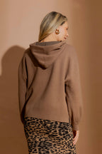 Caramel Lines Hoodie Caramel S