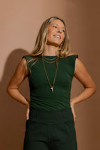 Bottle Green Tencel Lust Cami Bottle Green