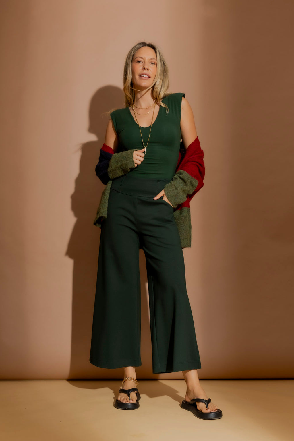 Bottle Green Tencel Lust Cami Bottle Green