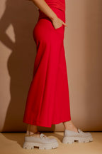 Red Ponte Jet Culotte