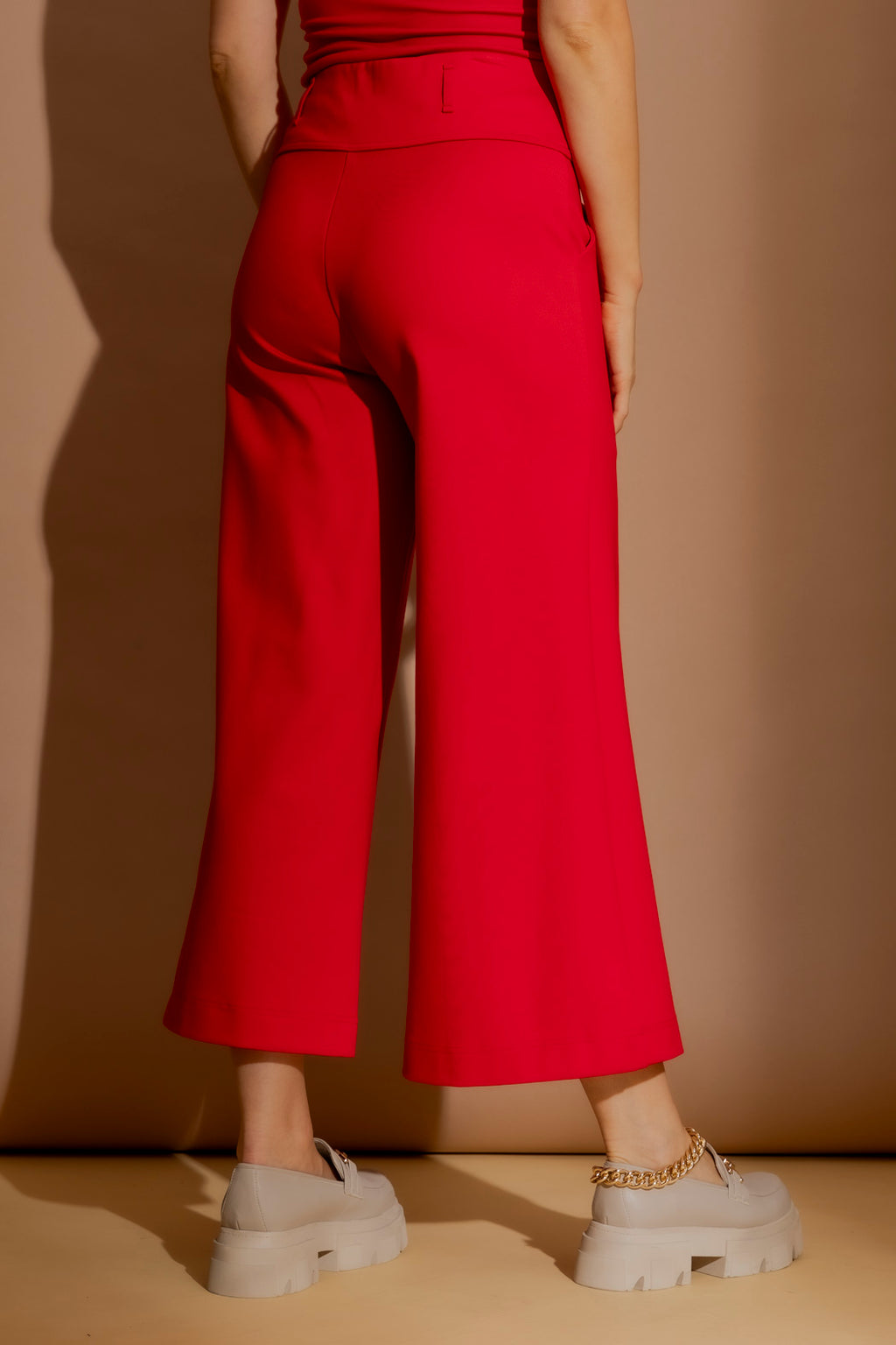 Red Ponte Jet Culotte