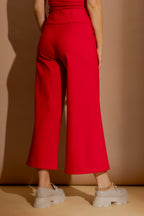 Red Ponte Jet Culotte
