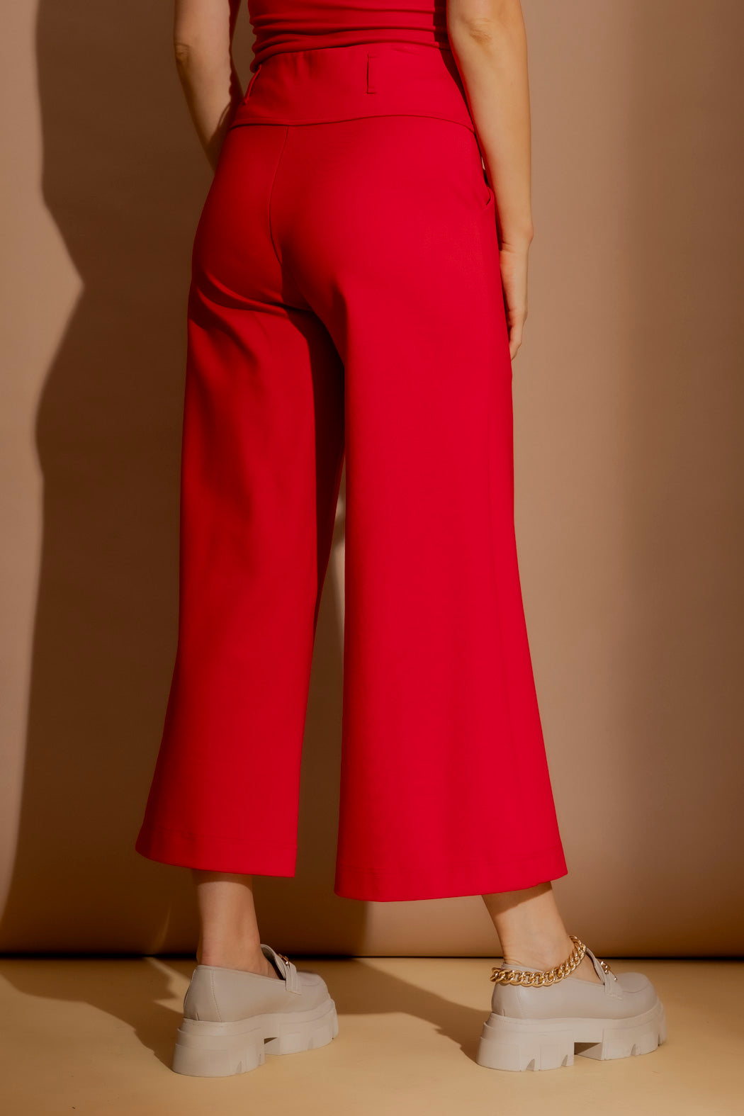 Red Ponte Jet Culotte