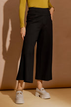Black Ponte Jet Culotte