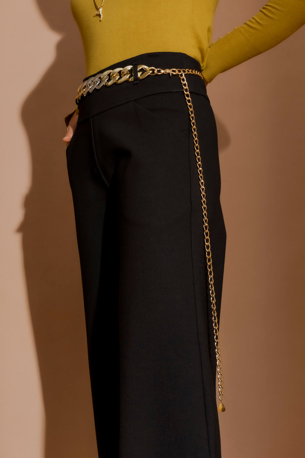 Gold/Silver Resin Chain Belt Gold/Silver O/S