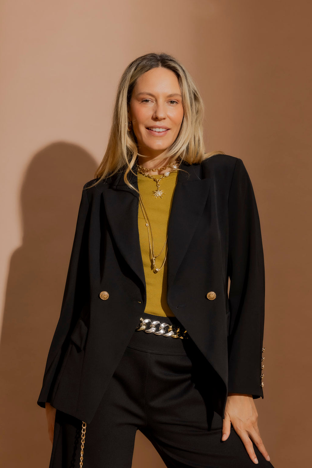 Black Euro Sisca Blazer