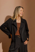 Black Euro Astra Jacket