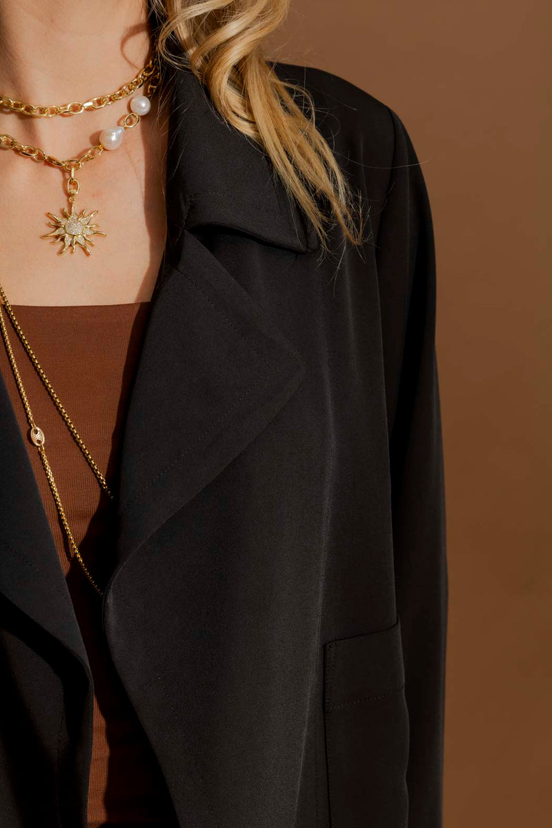 Black Euro Astra Jacket