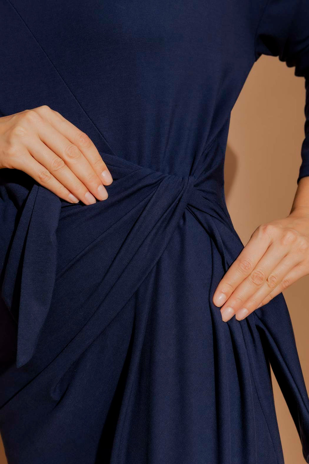 Navy Tencel Harlow Dress