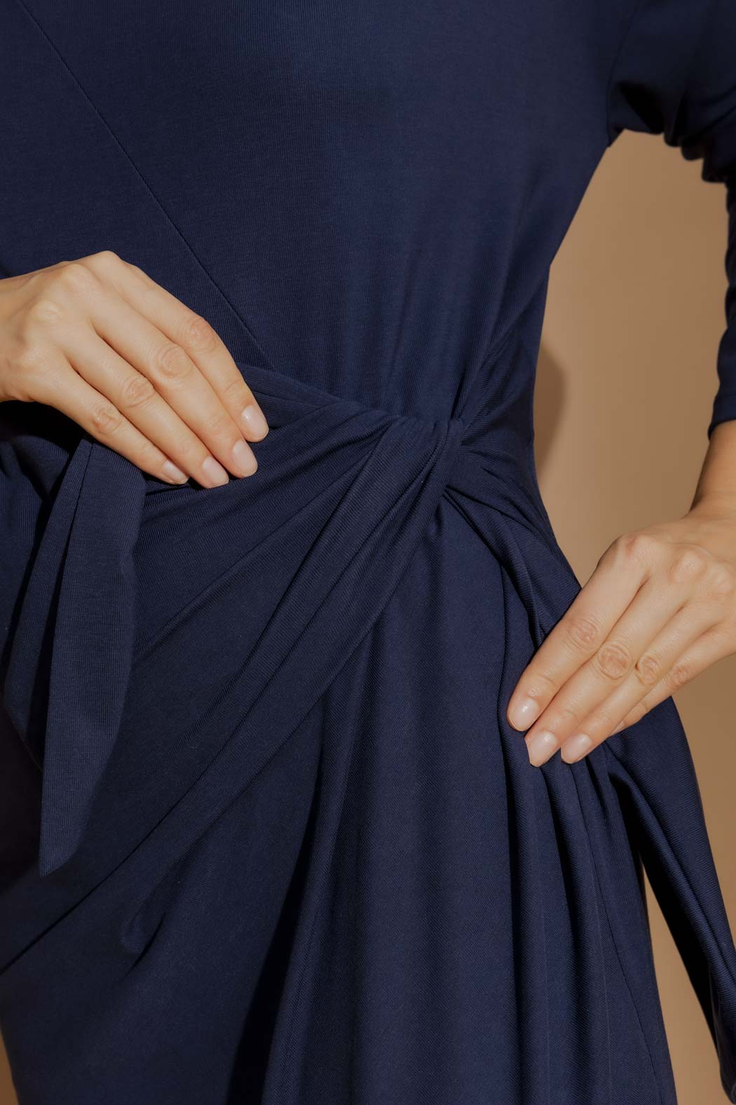Navy Tencel Harlow Dress